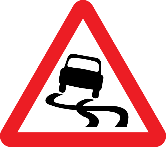 Traffic warning sign